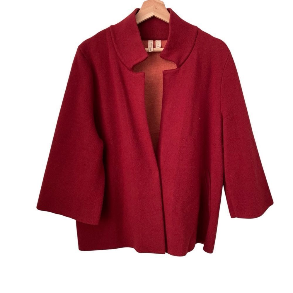 Anthropologie Moth Carey Sweater Blazer in Size Large - Picture 2 of 9